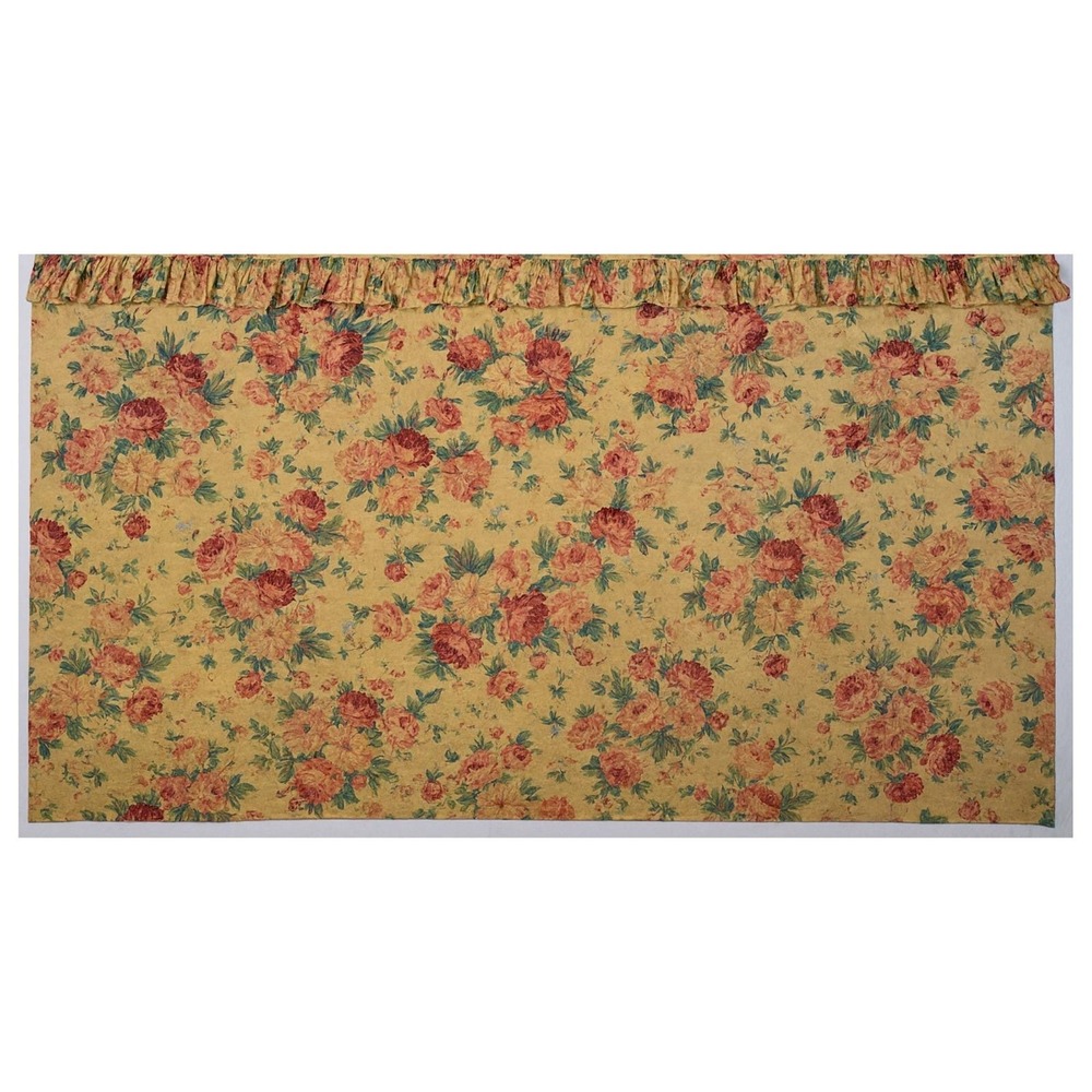 Vtg Lauren Ralph Lauren Twin Duvet & Dust Ruffle Elsa‎ Grasslands Floral Roses